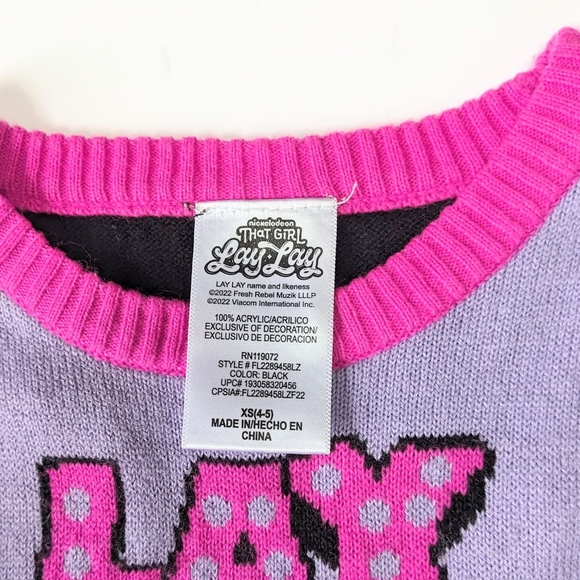 That Girl Lay Lay & Wonder Nation "Love Yourself Sweat & Sweatshirt Dress Bundle - Picture 11 of 11